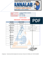 Examen Valor Normal Resultados: Hematologia - Hemograma Completo