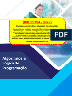 Resolução - (032 99194 - 8972) - Roteiro de Aula Prática – Algoritmos e Lógica de Programação