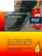 Uso y Manejo de Extintores