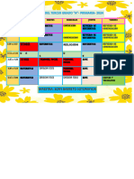 Horario Actual Del 3° C Fatima Actual