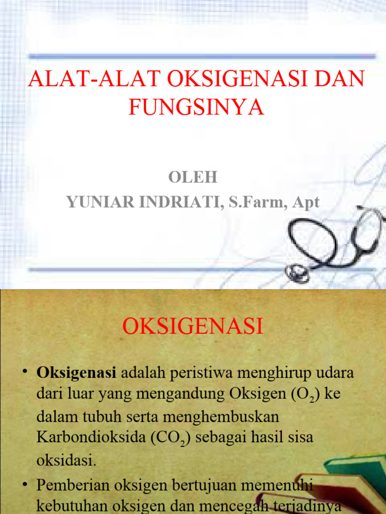 Alat-Alat Oksigenasi Dan Fungsinya 2003 | PDF | Griya & Taman