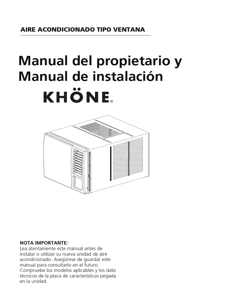 ManualaireventanaKhone PDF