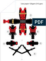 Deadpool Papertoys