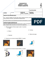 Diagnostico 3° Basico Música