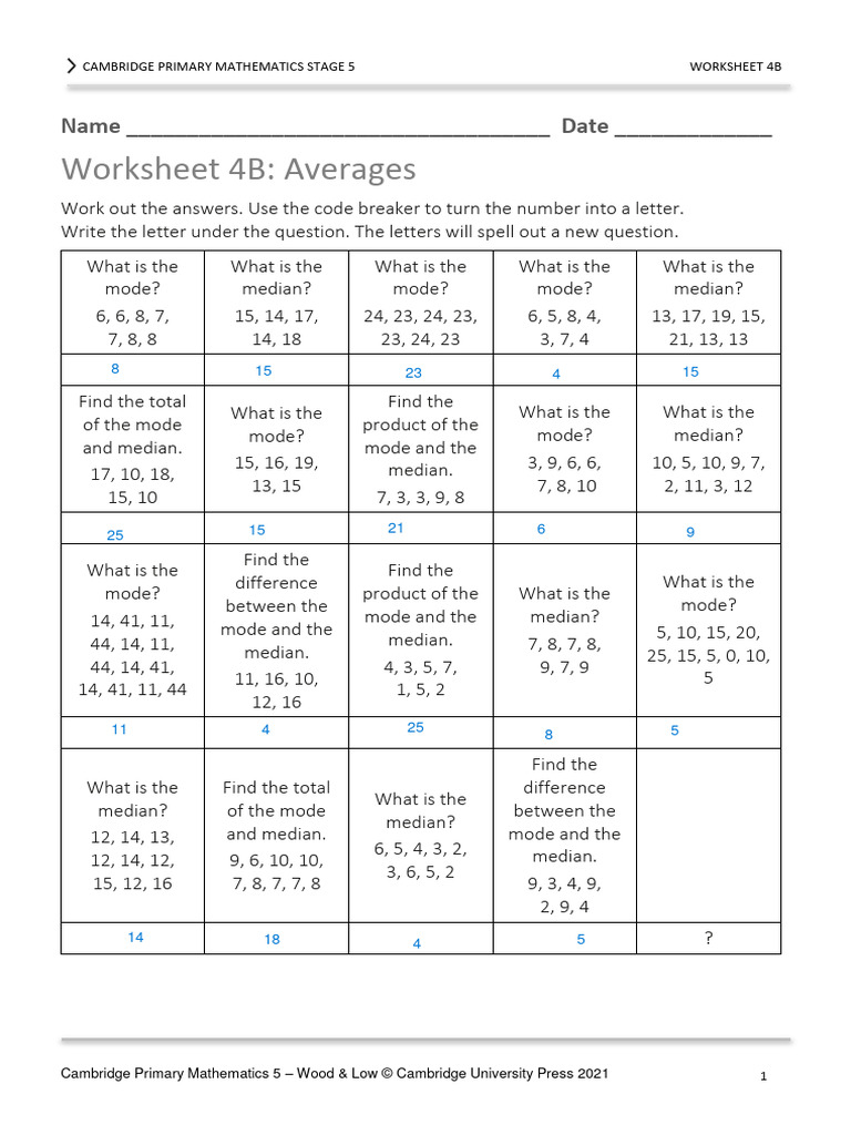 P5 Average Group Work | PDF