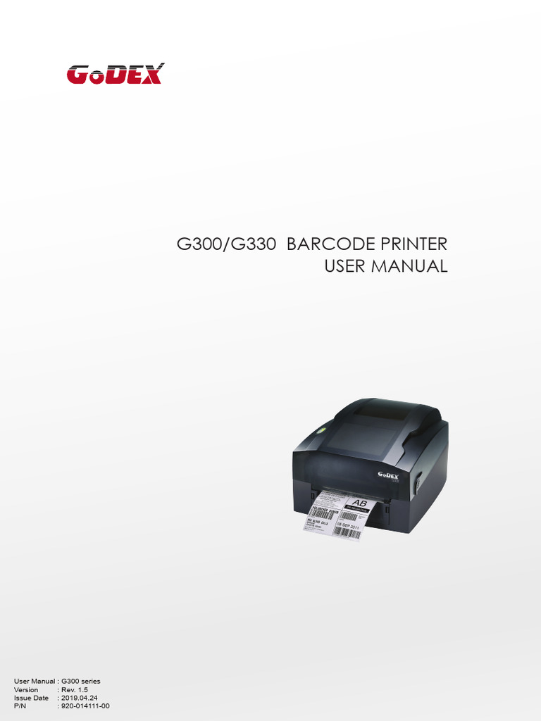 G300/G330 Barcode Printer Manual | PDF | Printer (Computing) | Icon ...