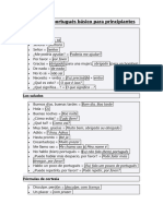 Vocabulario Portugués Básico para Principiantes