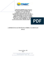 A Importância Da Psicologia Jurídica Na Execução Penal