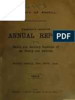 County of Argyll - 29th Annual Report - 1923