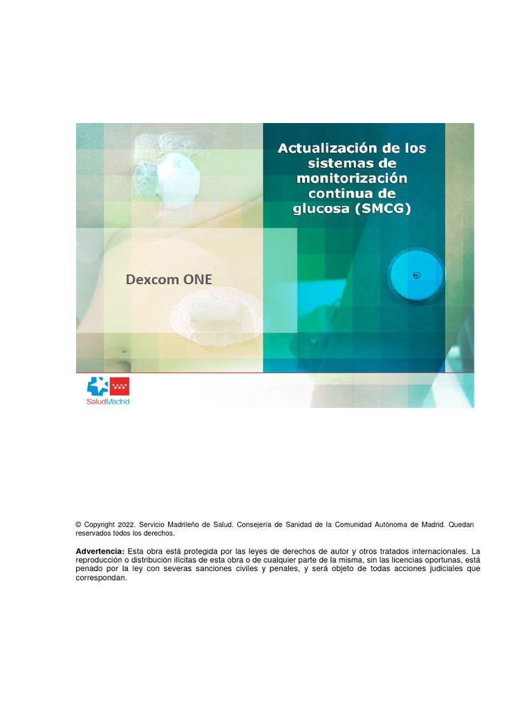 Manual Glucosa DEXCOM ONE | PDF | Hipoglucemia | Sensor