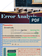 Chapter 01 (Error Analysis)