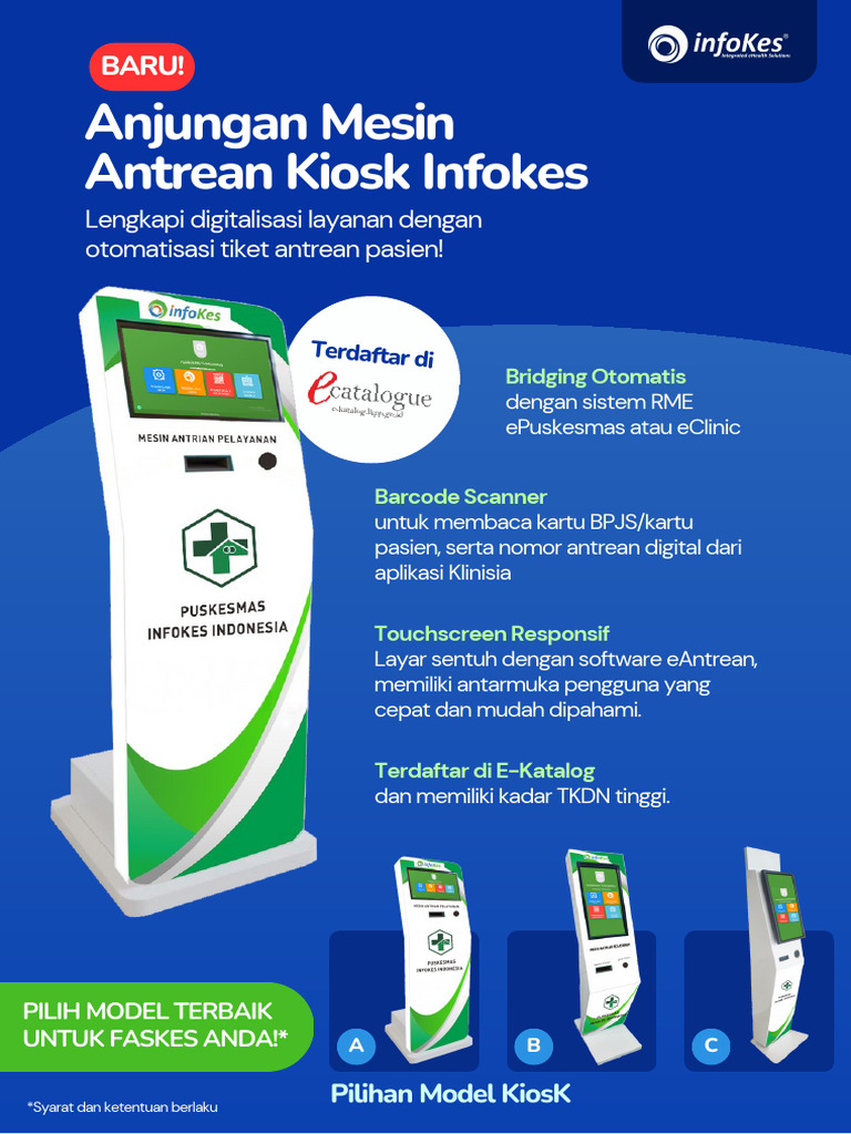 Kiosk Touchscreen Infokes untuk Faskes | PDF