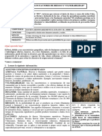 Sem 2 Ficha de Trabajo Los Factores de Riesgo y Vulnerabilidad 2° ABCD