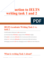 Introduction To IELTS Writing Task 1 and 2