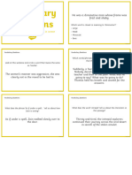Guided Reading Skills Task Cards Vocabulary Questions
