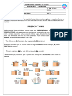 Avaliação de Língua Inglesa 7 E 8 ETAPA 1°semestre