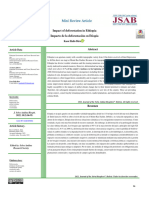 Impact of Deforestation in Ethiopia Impacto de La Deforestación en Etiopía