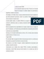 Estudio de Caso Práctico Sobre La Matriz FODA