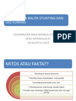 Tatalaksana Balita Stunting Dan Gizi Kurang Rembuk Stunting