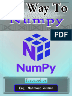 The Way To NumPy