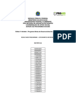 Resultado Preliminar Bolsa Desenvolvimento Academico Deferidos