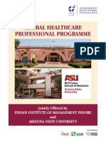 Brochure - GLOBAL HEALTHCARE PROFESSIONAL PROGRAMME - ASU - (1-1-2024) - 1
