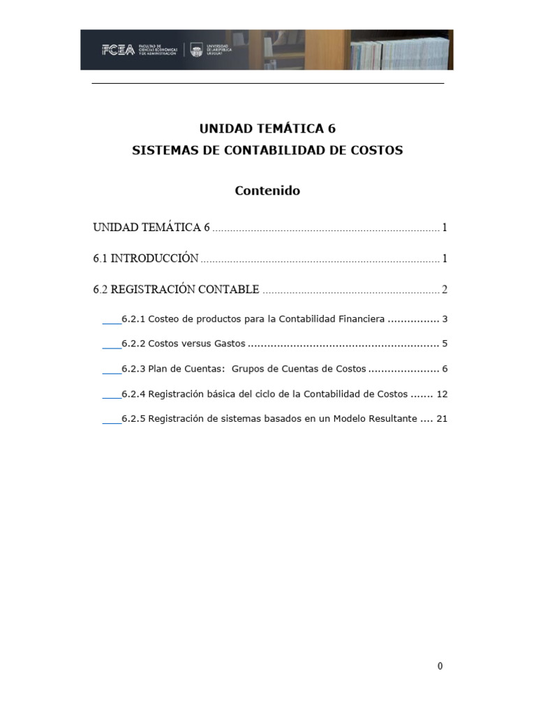 Sistemas de Contabilidad de Costos | PDF | Contabilidad | Costo