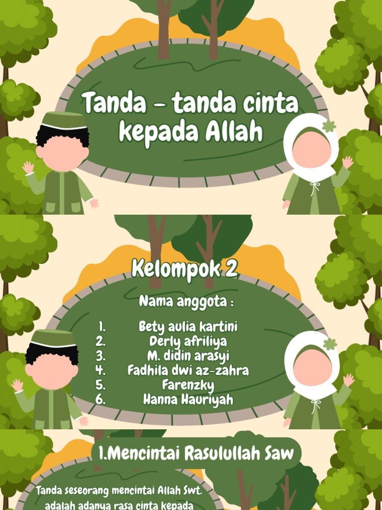 Tanda Cinta kepada Allah dan Rasul-Nya | PDF