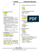 Simulacro Tipo Unprg - Ciencias Médicas