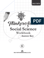 Answer Key of Thinkeractive Sat Workbook Class 8
