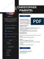 Christopher Pimentel CV