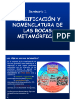 Clasificación y Nomenclatura de Las Rocas Metamórficas