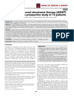 Lota KS. 2023. Rapid ESWT Coccydinia - Prospective Study 14 Patients