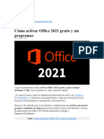 Como Activar Office 2021