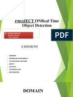 Real TIme Object Detection