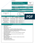 Lista de Frequência - Ambientação Meio Ambiente ARAGON