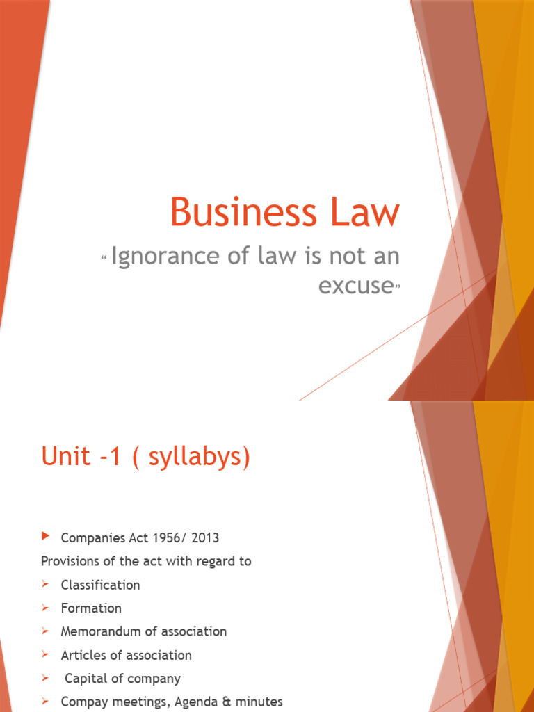 1 Introduction Features Formation Of Copanies Pdf Companies