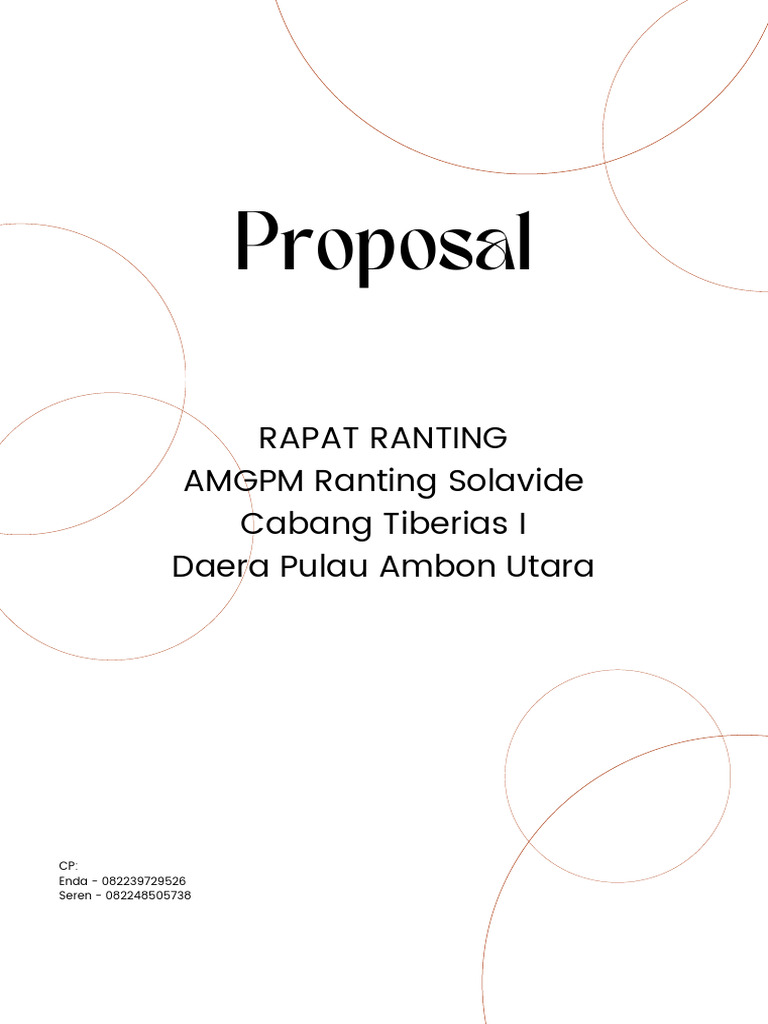 Rapat Ranting AMGPM Solavide VIII | PDF