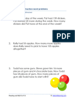 Addition and Subtraction Word Problems Worksheet