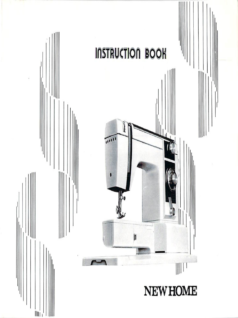 New Home XLII Sewing Machine Instruction Manual PDF
