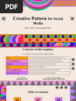 Creative Pattern For Social Media