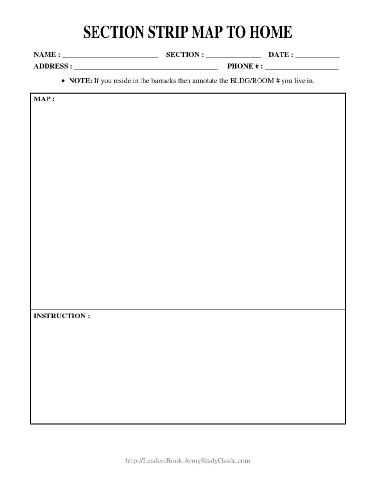 Section Strip Map Instructions | PDF | Law | Computers