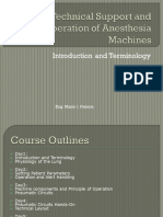 Technical Support and Operation of Anesthesia Machines-1