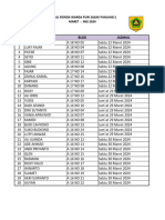 Jadwal Ronda Maret - Mei 2024 R1