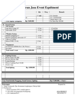 Penawaran Jasa Event Equitment Meitrea
