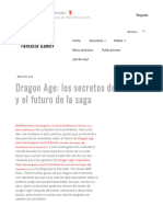 Dragon Age Los Secretos Del Teaser y El Futuro de La Saga - Fantasía Gamer