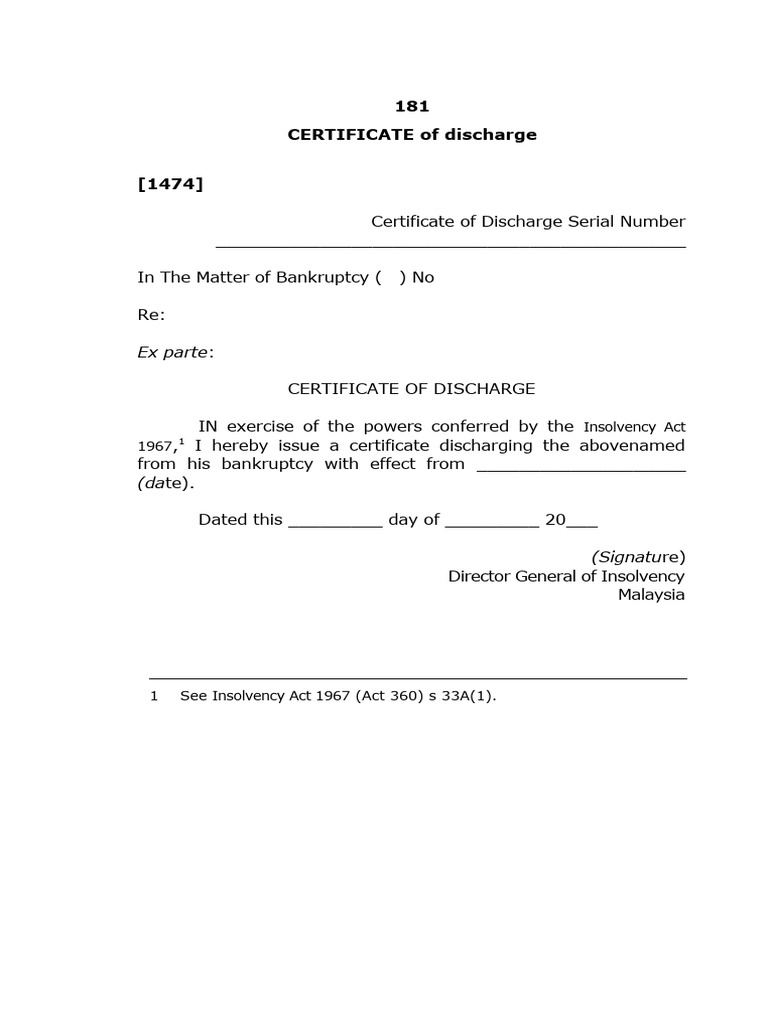 181 CERTIFICATE of Discharge PDF