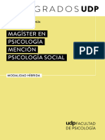 Magister en Psicologia Mencion Psicologia Social Nuevo