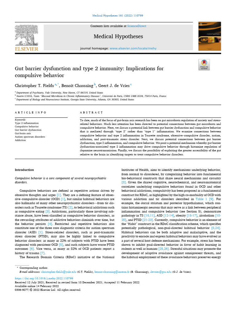 6 - Gut Barrier Dysfunction and Type 2 Immunity - Implications For ...