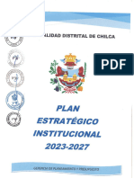 Plan Estratégico Institucional 2023-2027-MDCH